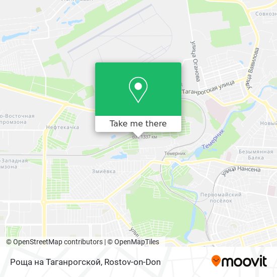 Роща на Таганрогской map