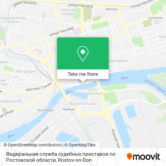 Федеральная служба судебных приставов по Ростовской области map