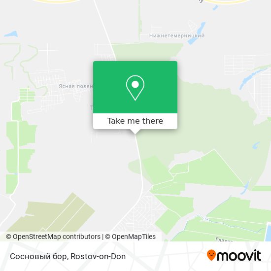 Сосновый бор map