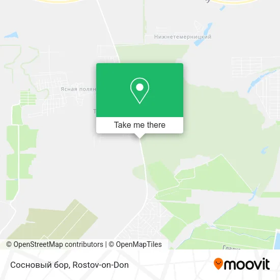 Сосновый бор map