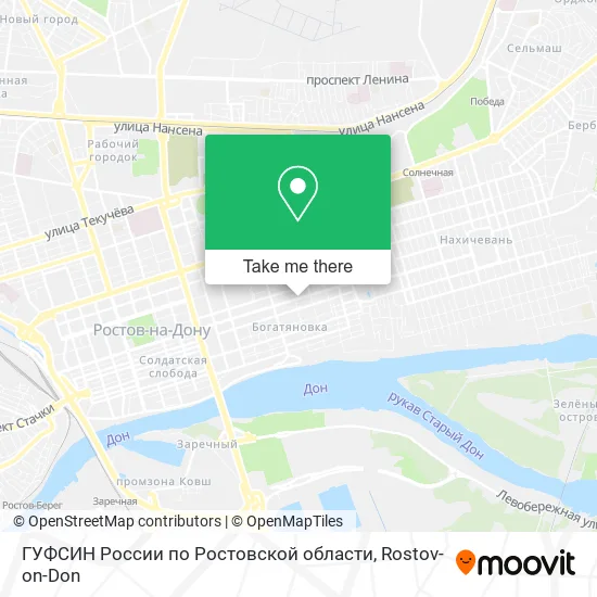 ГУФСИН России по Ростовской области map
