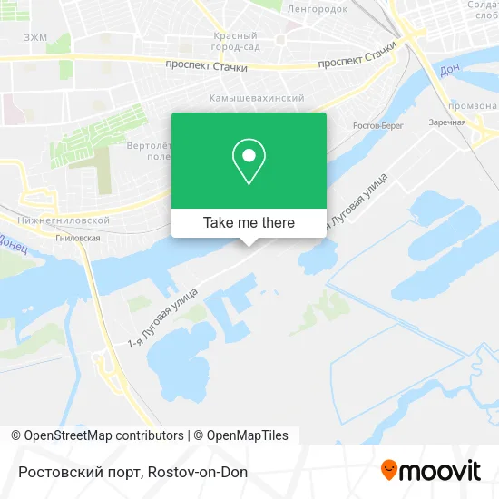 Ростовский порт map