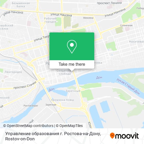 Управление образования г. Ростова-на-Дону map