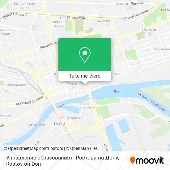 Управление образования г. Ростова-на-Дону map
