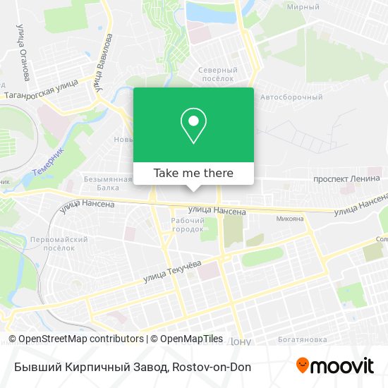 Бывший Кирпичный Завод map