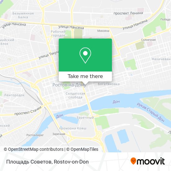 Площадь Советов map