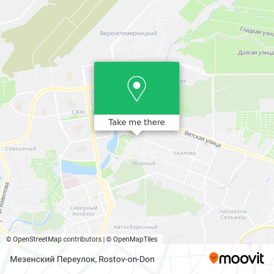 Мезенский Переулок map