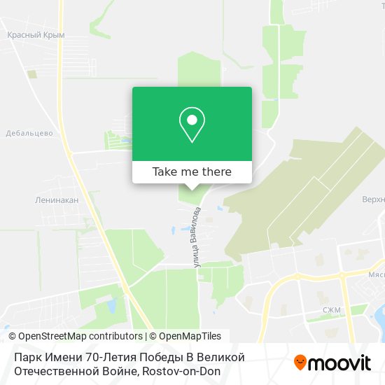 Парк Имени 70-Летия Победы В Великой Отечественной Войне map