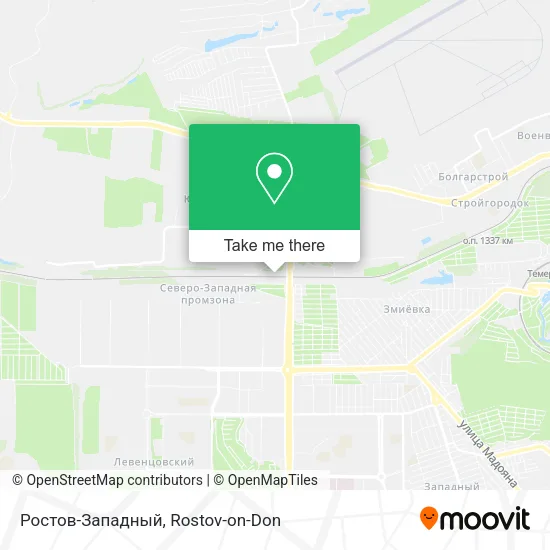 Ростов-Западный map