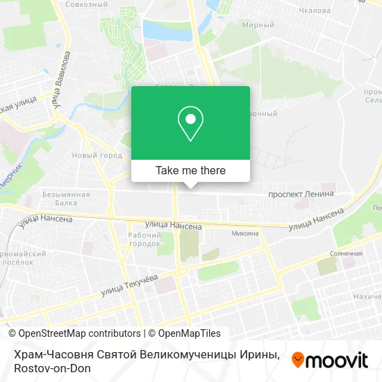 Храм-Часовня Святой Великомученицы Ирины map