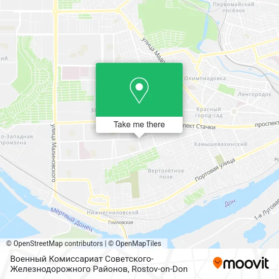 Военный Комиссариат Советского-Железнодорожного Районов map