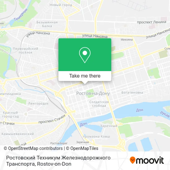 Ростовский Техникум Железнодорожного Транспорта map