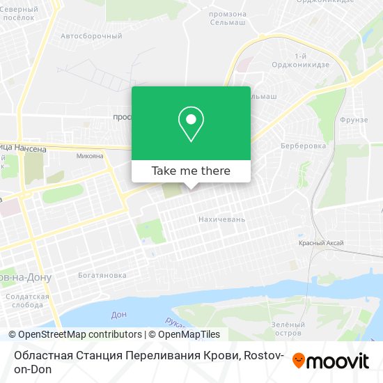 Областная Станция Переливания Крови map
