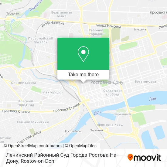 Ленинский Районный Суд Города Ростова-На-Дону map