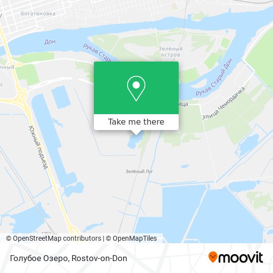Голубое Озеро map