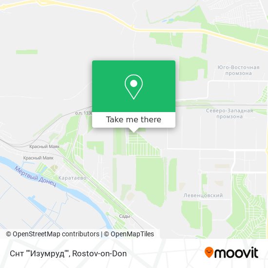 Снт ""Изумруд"" map