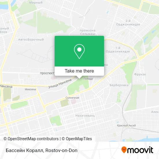 Бассейн Коралл map