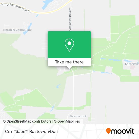 Снт ""Заря"" map