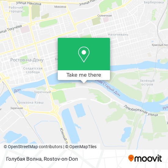 Голубая Волна map