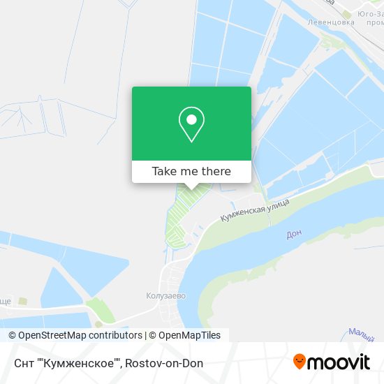 Снт ""Кумженское"" map