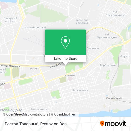 Ростов-Товарный map