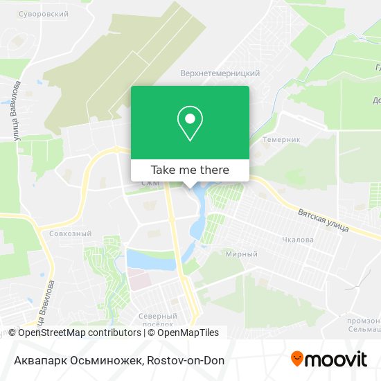 Аквапарк Осьминожек map