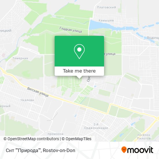 Снт ""Природа"" map
