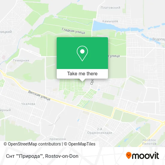 Снт ""Природа"" map