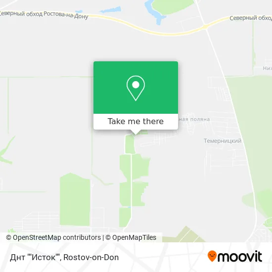 Днт ""Исток"" map