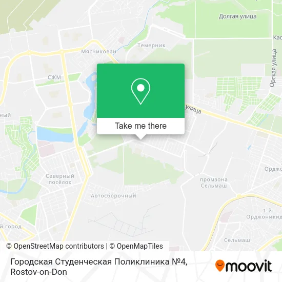 Городская Студенческая Поликлиника №4 map