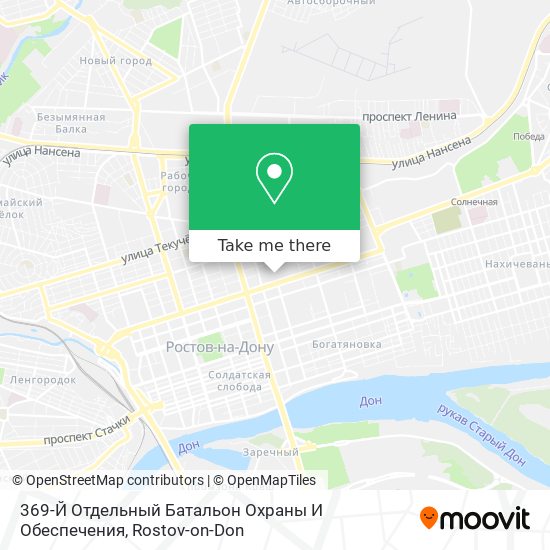 369-Й Отдельный Батальон Охраны И Обеспечения map