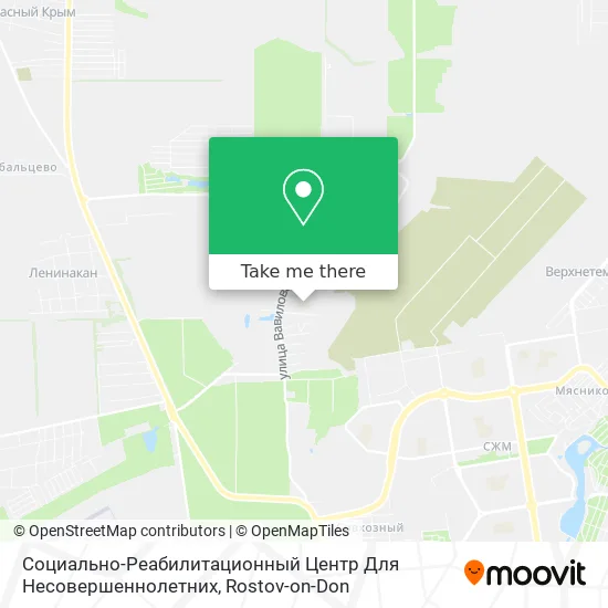 Социально-Реабилитационный Центр Для Несовершеннолетних map