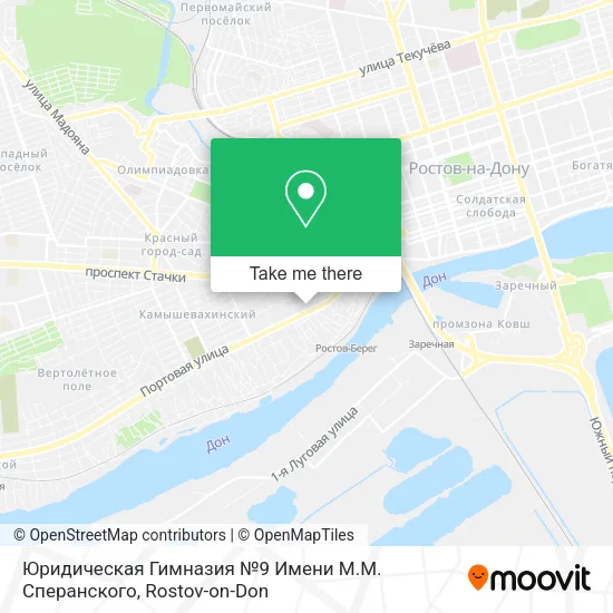 Юридическая Гимназия №9 Имени М.М. Сперанского map