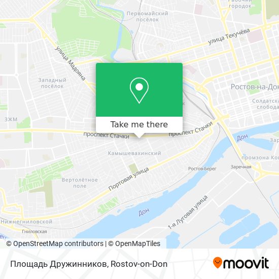 Площадь Дружинников map