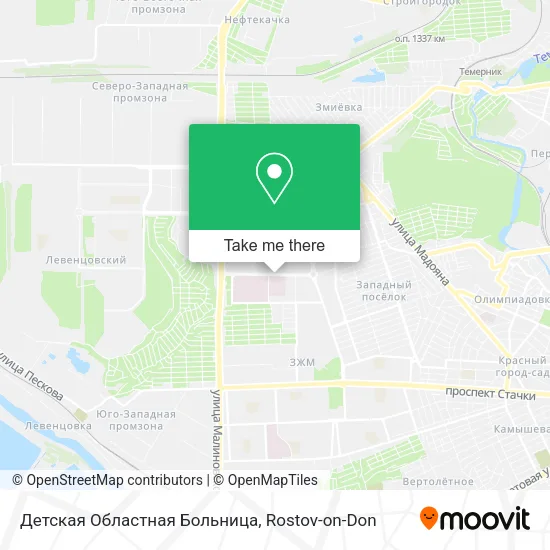 Детская Областная Больница map