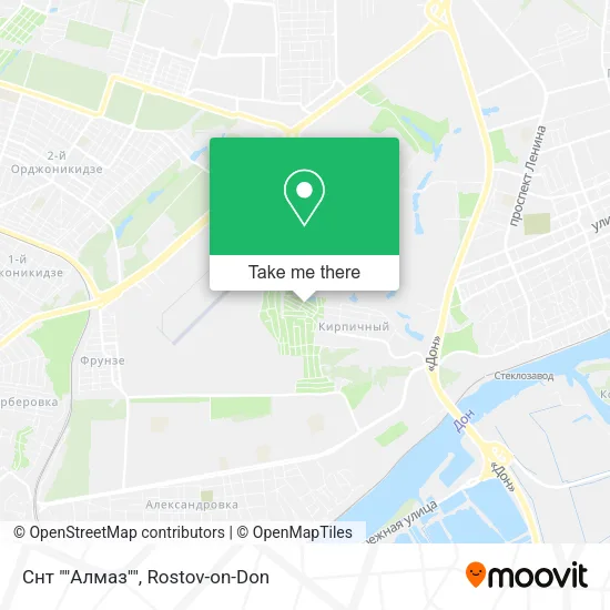 Снт ""Алмаз"" map