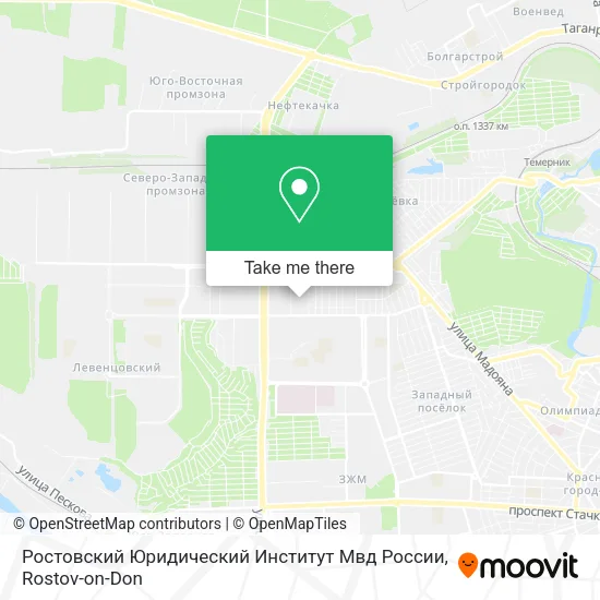 Ростовский Юридический Институт Мвд России map