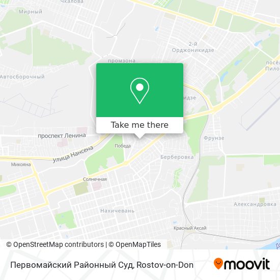 Первомайский Районный Суд map