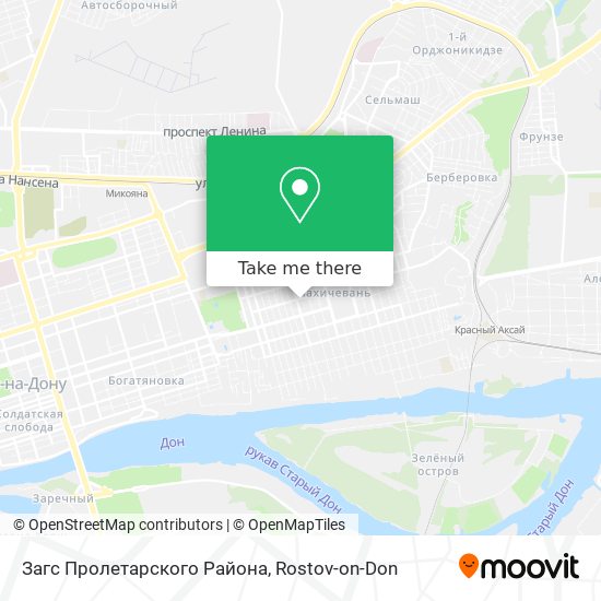 Загс Пролетарского Района map