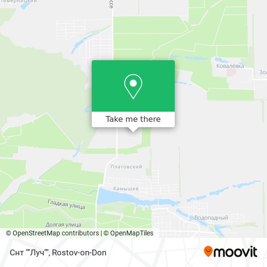 Снт ""Луч"" map
