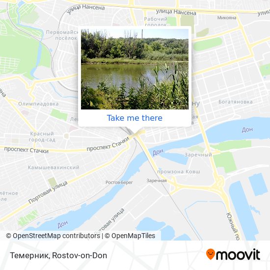 Темерник map
