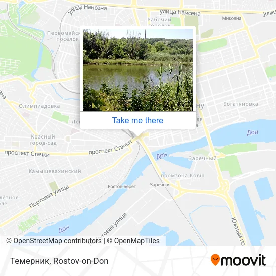 Темерник map
