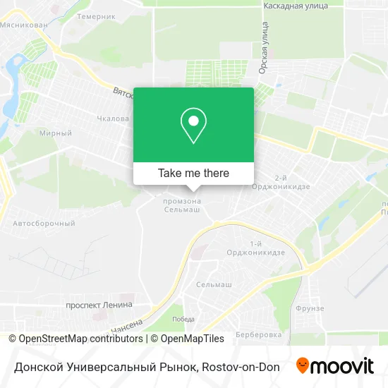 Донской Универсальный Рынок map