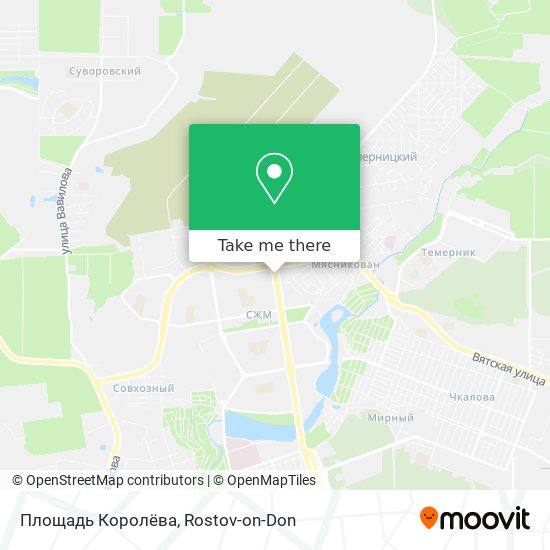 Площадь Королёва map