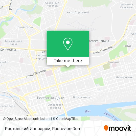Ростовский Ипподром map