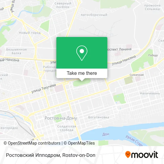 Ростовский Ипподром map