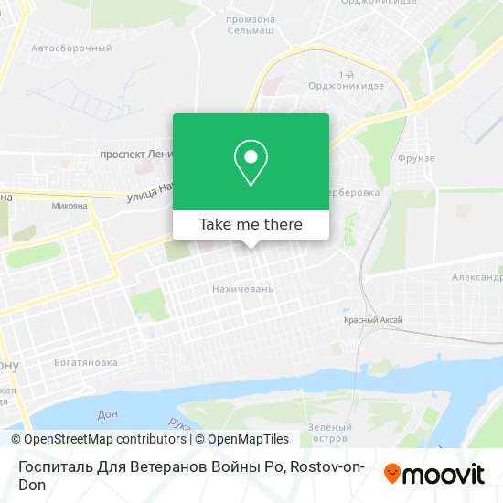 Госпиталь Для Ветеранов Войны Ро map