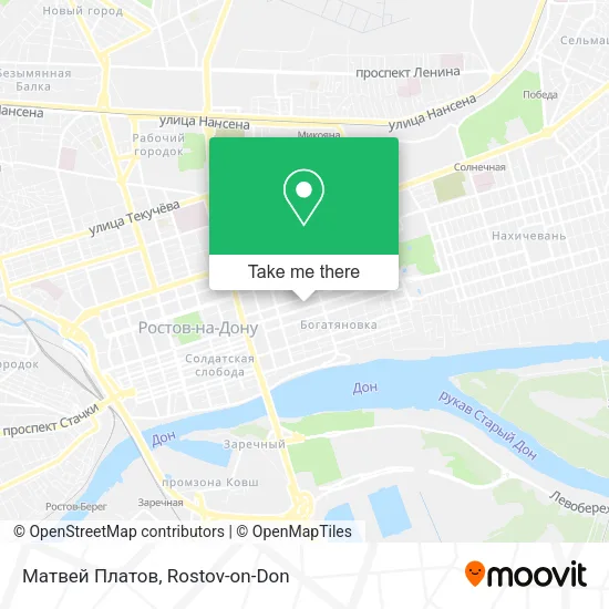 Матвей Платов map
