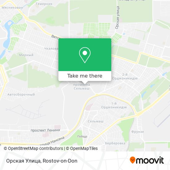Орская Улица map