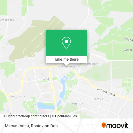 Мясникован map